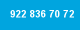 922 836 70 72 922 836 70 72